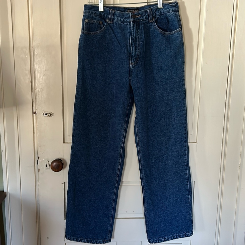 Cross Fire by Trilogy Sportswear NYC Flannel Lined Boot Cut Jeans/Size 18